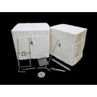 耐高温陶瓷纤维棉 保温耐火纤维模块 炉门施工材料
