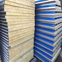 岩棉夹心彩钢复合板价格规格定制