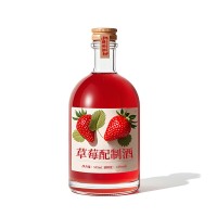 草莓配制酒加工定制果味露酒配制酒利口酒女士甜酒