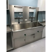 不锈钢材质洗手池洗手台配自动皂液器烘手器配件