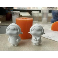 石膏娃娃翻模模具硅胶