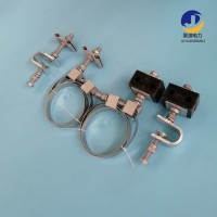 opgw/adss光缆引下线夹杆用固定金具镂空钢带型