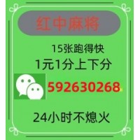 最新本地五毛一元一分红中麻将群拥有