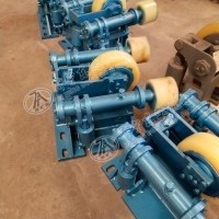 岽达L30滚轮罐耳 矿山提升容器的导向缓冲轮可定制