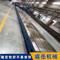 大型电机试验平台专用铸铁底板2000x3000mm抗振动