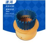 湖南蛇形簧型联轴器定做厂家|速鸿机械定做JS型带罩壳蛇簧联轴器