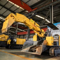 岽达矿用ZWY履带扒渣机铲斗清理工作面石料MA
