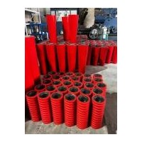 福建槽型托辊加工公司~跃兴输送厂价供应锥形调心托辊