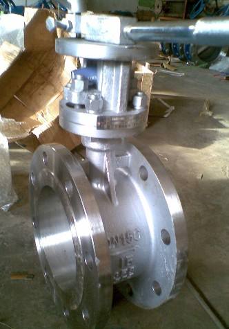 不锈钢法兰蝶阀11