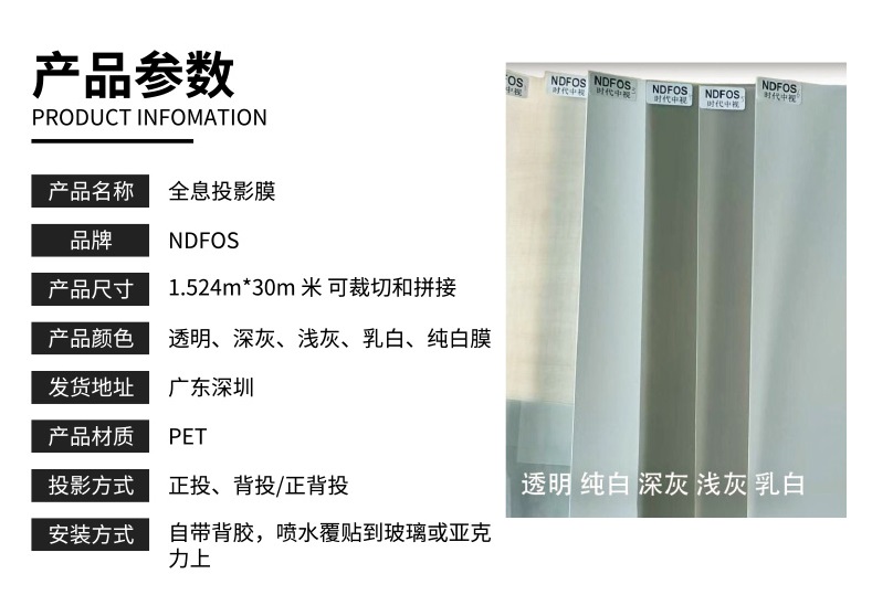 全息膜详细页参数