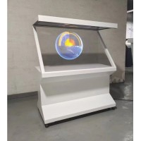 180度桌面全息幻影成像展示柜 3D互动投影空中成像三维立体