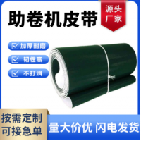黄色帆布带磨床平胶带工业传动运输带