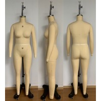 出口欧版立裁公仔-香港板房立裁人台-深圳裁剪摸特