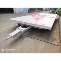 7吨移动式房车底盘 工具平板拖车