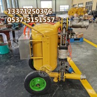 QYF17-20矿用气动清淤排污泵 胶轮行走