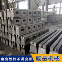 地平铁精度高铸铁地轨刚性强T型槽地轨河北厂家