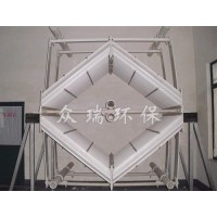 河北除雾器定做厂家/河北众瑞环保设备加工菱形屋脊除雾器