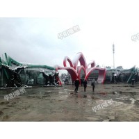 华阳雕塑 四川艺术大门设计 云南校园大门 贵州园区大门安装