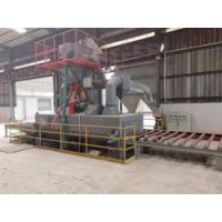 浙江通过式辊道抛丸机制造-泊头兴泊铸造定做辊道通过式抛丸机