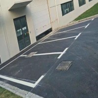苏州常熟停车场划线 苏州5米汽车位画线 苏州停车区装卸货车位线
