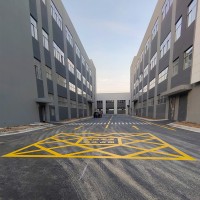 苏州消防登高面（回车场）禁止停车网格线施工