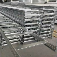 梯式镀锌桥架 电缆槽盒盖 电气通信镀锌桥架规格齐全