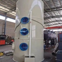 不锈钢pp喷淋塔 废气处理工业脱硫生物除臭设备酸碱雾净化洗涤