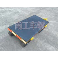2吨小型平板拖车 带橡胶垫全挂车