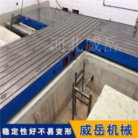 大型铸铁平台 6×4米定制｜加强筋密布设计 支持来图加工