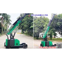 飞机辅助维修用全电动液压小吊车,最大起升高度4950mm