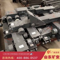 绳式推车机矿车推入推出罐笼连接小车