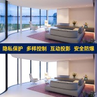电控变色隐私膜 智能调光玻璃 定制办公室隔断 透光率高