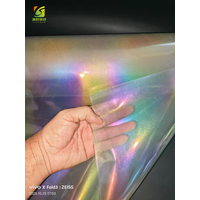 幻彩反光印刷膜 七彩离型膜 五彩离型膜  彩虹烫画离型膜  段彩PET离型膜