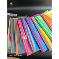 硅胶彩虹刻字膜 硅胶热转印段彩刻字膜 五彩硅胶热刻字膜 耐60度水洗七彩硅胶刻字 幻彩硅胶刻字膜