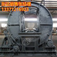 液压滚笼翻车机 矿车定位可靠 滚筒转动平稳 生产效率高
