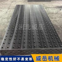 三维柔性焊接平台2500×1500mm工程机械结构件焊接工装