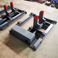 QWZC6煤矿气动卧闸 羊角阻车器 不倒翁阻车器