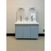 新瑞医用高分子洗手池感应式水槽专用涮手池一体成型无缝角