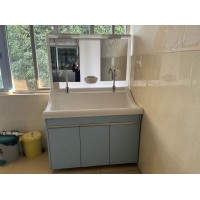 新瑞高分子洗手池抗菌易洁医用洗手池耐用感应式出水洗手池