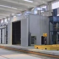 大型工件表面清理设备全自动喷砂房