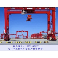 50吨轮胎式龙门吊和轨道门式起重机有什么区别