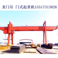 可变跨龙门吊跨距变动对主梁受力的影响