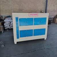 吸附箱 工业有机废气漆雾处理设备蜂窝吸附活性炭环保箱  活性炭