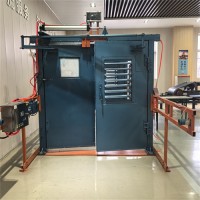 厂家供应矿用无压风门 按需生产 带防夹人功能远程控制无压风门