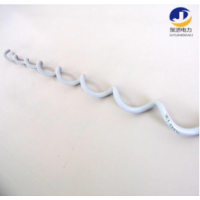 ADSS防震鞭厂家螺旋减震器螺旋阻尼器300米档距用防震鞭