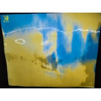 硅胶彩虹刻字膜 硅胶热转印段彩刻字膜 五彩硅胶热刻字膜 耐60度水洗七彩硅胶刻字 幻彩硅胶刻字膜