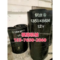 矿用钢丝带尺寸定做 1100*5636给煤机输送带阻燃