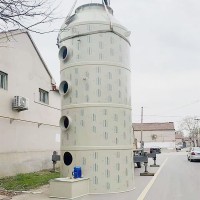 酸雾喷淋净化塔 工业废气处理设备 医药实验室
