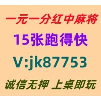 (手机玩的)红中麻将跑得快一元一分@怎么加入