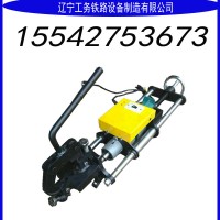 鞍铁ZG-13电务钻孔机轨道设备操作过程